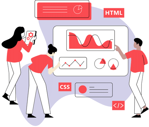 Clean Lined Front End Illustration